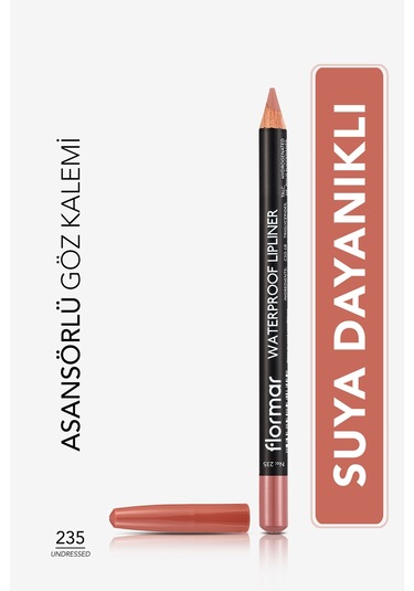 Flormar Waterproof Lipliner - Suya Dayanıklı Dudak Kalemi No:235 Undressed 1.14 g 8690604567485