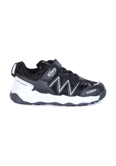 Mp 242-3331ft Siyah Cırtlı Erkek Çocuk Spor Ayakkabı 001