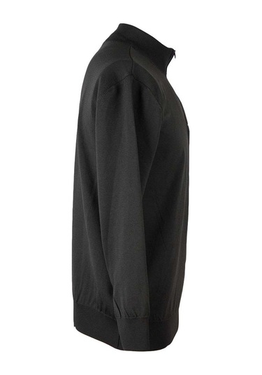 Trender Yarım Fermuarlı Haki Erkek Kazak Alp01 Haki