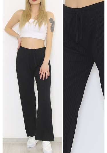 Mokashopin - Fitilli Alt Siyah - 8337.1567. 001