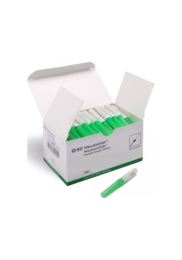 Bd Vacutainer Kan Alma İğne Ucu Yeşil 21G*1.5 (0.8*38 Mm) 100 Lü