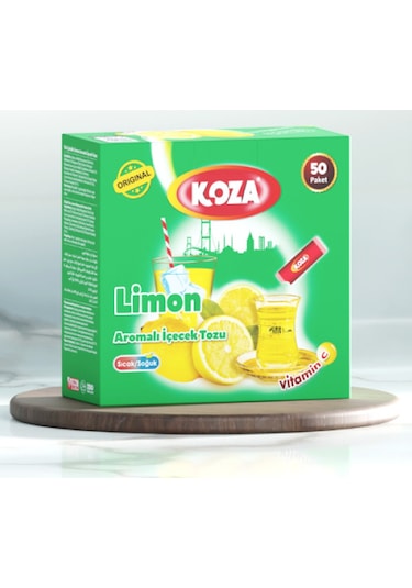 Koza Tek İçimlik Limon Aromalı Toz İçecek 50'li Diğer
