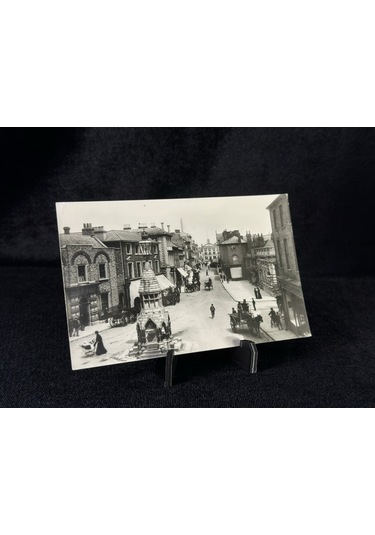 İngiltere Post Card Luton, George Street 1900 Yılları