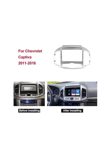 Chevrolet Captıva Uyumlu 9 İnç Multimedya Çerçevesi Ve Soket