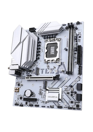 Colorful Battle-AX B760M-G Beyaz WIFI DDR5 7600 MHz mATX Gaming Anakart