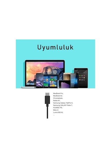 Omars Usb Type-C 3A Şarj Ve Data Kablosu - Siyah