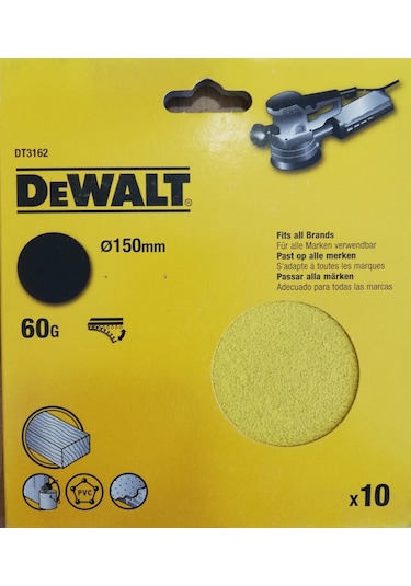 Dewalt DT3162 150mm Zımpara Kağıdı