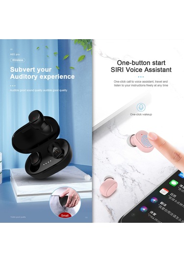 Kangvka A6s Pro Tws Kablosuz Kulaklık: Şık Renkler, Bt 5.0, Ipx4 Suya Dayanıklı, 10m Menzil, 8mm Ses Sürücüsü.