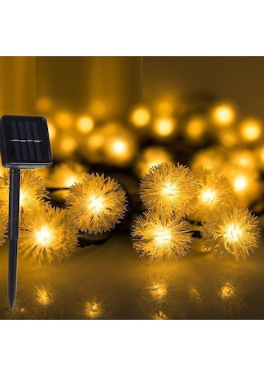 Trendpoint Solar 50 Ledli 7 Metre Günışığı Güneş Enerjili Ponpon