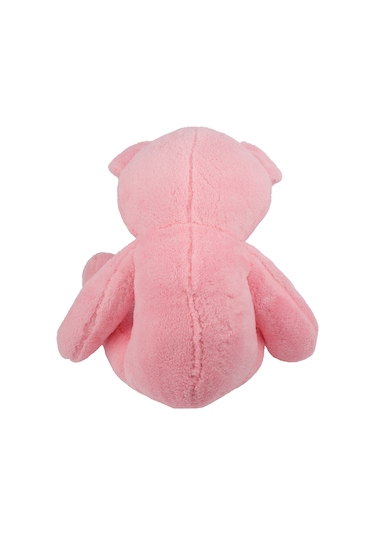 80 Cm Büyük Boy Yumuşak Papyonlu Oyuncak Ayıcık Pembe