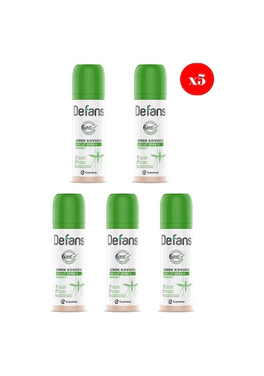 Defans Vücut Spreyi Protect 100ml X5 Adet