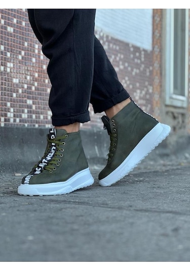 Wg03 Haki Erkek Yarım Bilek Bot Renklı Çok Renkli