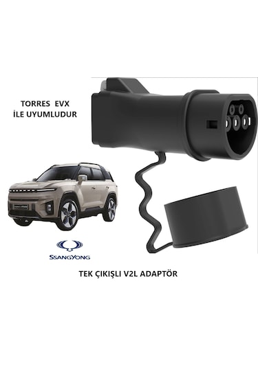 Bemis Ssangyong, Hyundai ve Kia Uyumlu Tek Çıkışlı V2L Adaptör