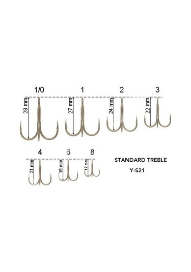 Decoy Standard Treble Üçlü Iğne Y-S21  6