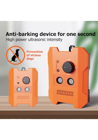 Geeroyoo 50 Fit Mesafe, 3 Ayarlı, Şarj Edilebilir Ultrasonik Köpek Eğitim Cihazı - İç/dış Kullanım İçin Portatif Ve Su Geçirmez