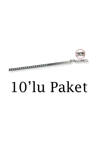 Kelepçe Aks Körük İçin 60-124 Mm Uzun Galvaniz 10'lu Paket