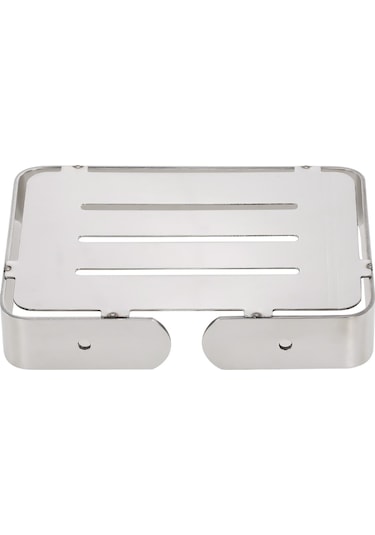 Yuntech01 Stainless Steel Duş Jeli Tutucu Duvar Tipi Su Akışlı Sabun Rakımı Gümüş Renkli Diğer