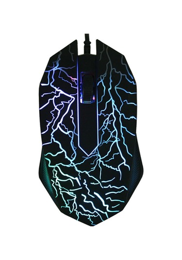 1 Adet Renkli Led Bilgisayar Oyun Faresi Profesyonel Süper Ince Oyun Faresi Kablolu Fare Hmm Diğer