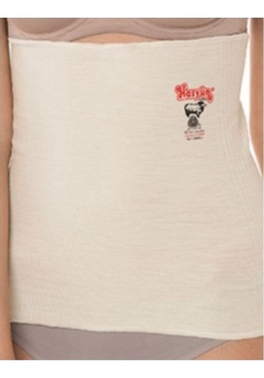 Hasyün Ince Korse Yün Süper Ince Bel Korse Unisex Ekru