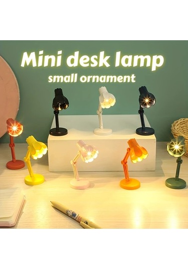 Xuweiwei Koyu Mavi Mini Yaprak Şekilli Dekoratif Sehpa Lambası Mutfak Oturma Odası