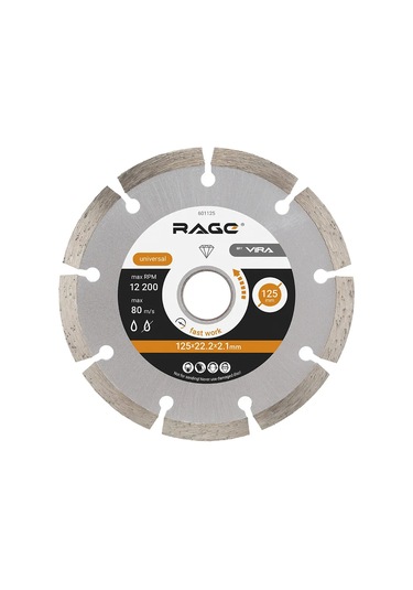 Rage Hq Elmas Segmentli Disk 125 Mm 321790134