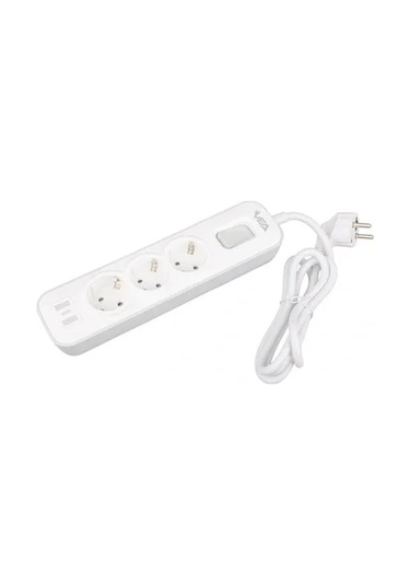 Vea Ve-nova103 A Class 3'lü Anahtarlı 1.5 Metre Akım Korumalı Priz Standart