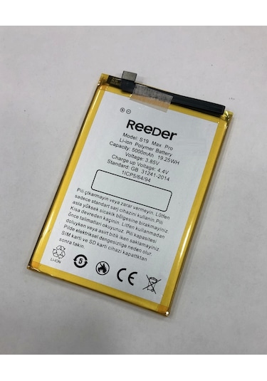 Reeder S19 Max Pro Batarya 5000 Mah