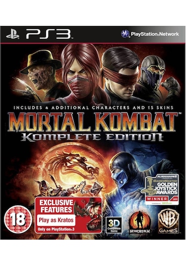 Mortal Kombat Komplete Edition PS3 Oyun