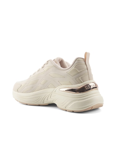U.S. Polo Assn. 5P GELDA 5FX Kadın  Bej Koşu & Yürüyüş Spor Ayakkabısı