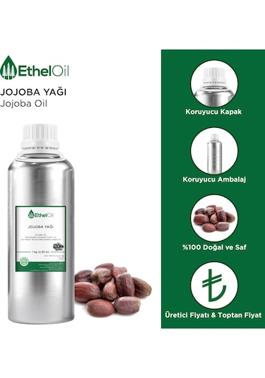 Etheloil Jojoba Sabit Yağı 1 KG