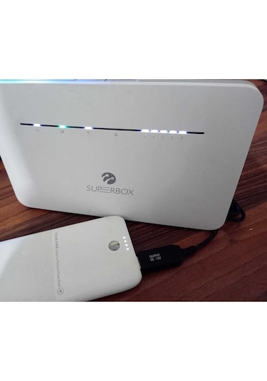 Superbox Powerbank Usb Bağlantı Kablosu 5v Giriş 12v Çıkış
