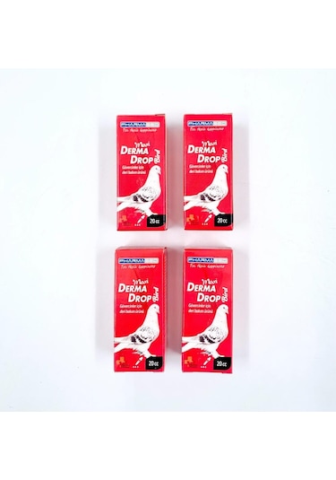 Pharmased Derma Drop Güvercin Deri Bakım Ürünü 4 x 20 ML
