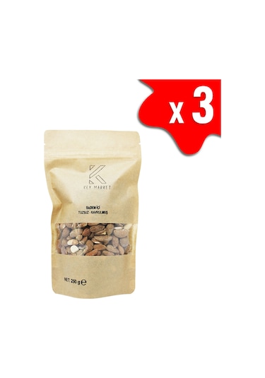 Key Market Doğal Kavrulmuş Badem İçi 750 G