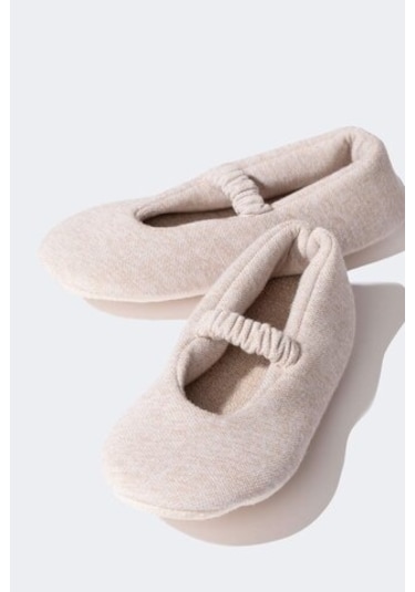 Defacto Kız Çocuk Babet Görünümlü Düz Taban Panduf D3447a824wnbg122 Bej