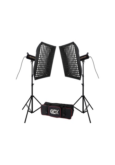 Gdx Hd-120ıı C Bicolor 2'li Işık Seti 120w Video Led Işığı