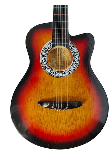 El Yapımı 1/4 Ölçek Minyatür Elektro Gitar Gibson J-45 Akustik Sb