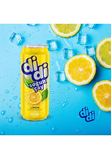 Çaykur Didi Limon Aromalı Soğuk Çay 500 Ml X 12 Adet