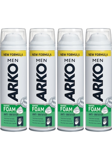 Arko Men Anti-Irritation Tıraş Köpüğü 4 x 200 ML