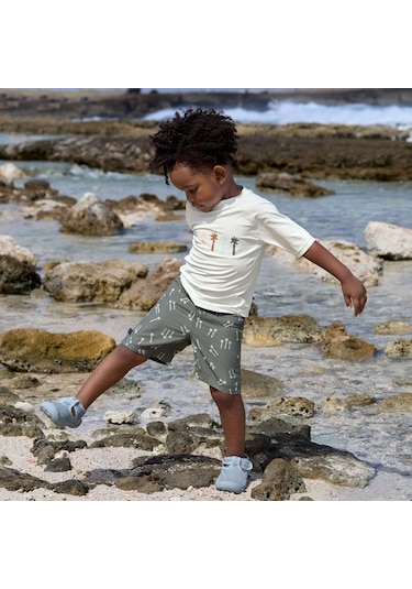 Lassig Palms Uv Korumalı Mayo Şort Deep Olive Koyu Yeşil