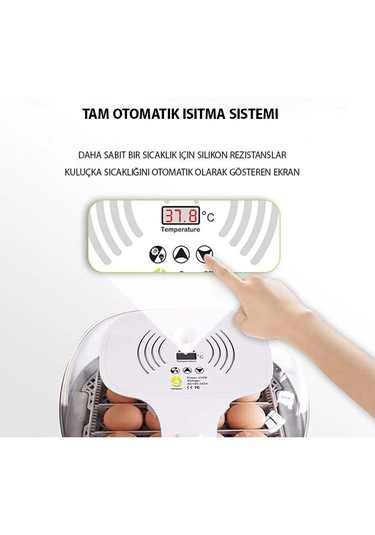 Altın Kuluçka-wonegg 16'lı Tam Otomatik Kuluçka Makinesi