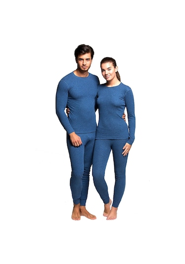 Thermoform Soft Termal Alt Ve Üst İçlik Set Lacivert Renkli