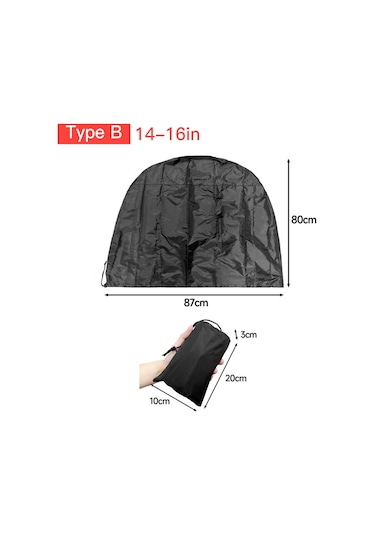 Padalink Katlanır Bisiklet Taşıma Çantası - 14-16 İnç Bisikletler İçin Portatif Seyahat Kılıfı, Oxford Kumaş Çok Renkli