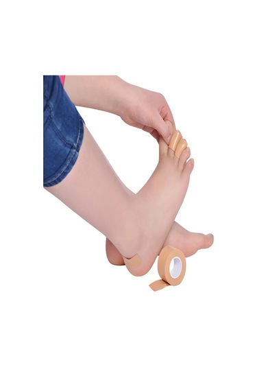 1 Rulo 2.5 Cm 5 M Elastik Su Geçirmez Köpük Bant Aşınmaya Dayanıklı Bandaj