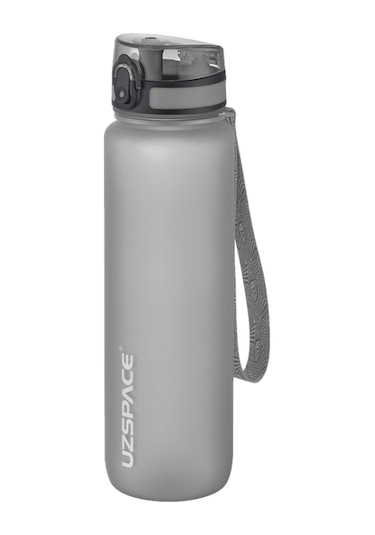 Uzspace FiftyFifty Softtouch Büyük Boy Tritan Su Matarası 28 CM 1 L