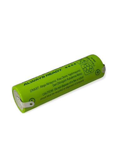 1.2 V 1800 Mah Kalem Aa Şarjlı Tıraş Makinesi Pili