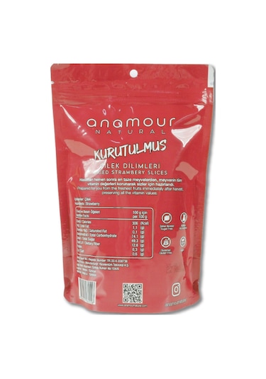 Anamour Natural Çilek Kurusu 25 G