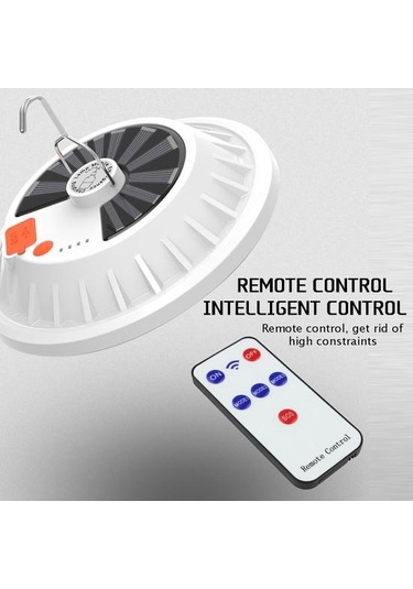 Güneş Işığı Şarj Edilebilir Parlaklık Asılı Yüksek 120led 2000lm Dış Mekan İçin Güneş Işığı Kamp Feneri B Çok Renkli