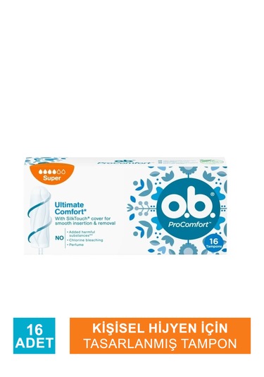 O.b. Pro Comfort Süper Tampon 16 Adet