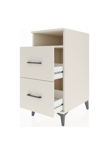 Kronos Komodin 2 Raflı Tek Çekmeceli Tek Kapaklı 44x59x96 Aytaşı-aytaşı Aytası