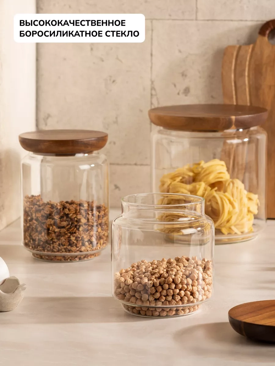 Rohaus 3100ml Dökme Ürünler İçin Cam Kavanoz 258275126